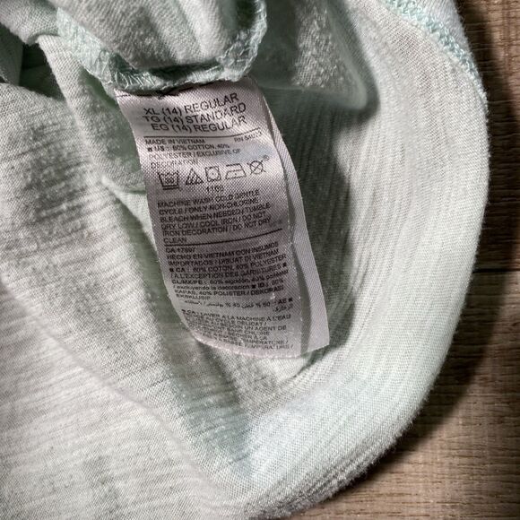 Old Navy Girls Blouse Shirt Lace Detail Boho Mint Green Size XL(14) - Picture 4 of 8